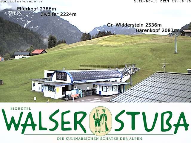 Archiv Foto Webcam Hotel für Bergfreunde - Walserstuba