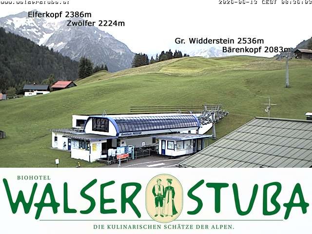 Archiv Foto Webcam Hotel für Bergfreunde - Walserstuba