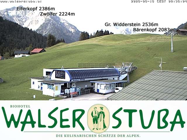 Archiv Foto Webcam Hotel für Bergfreunde - Walserstuba