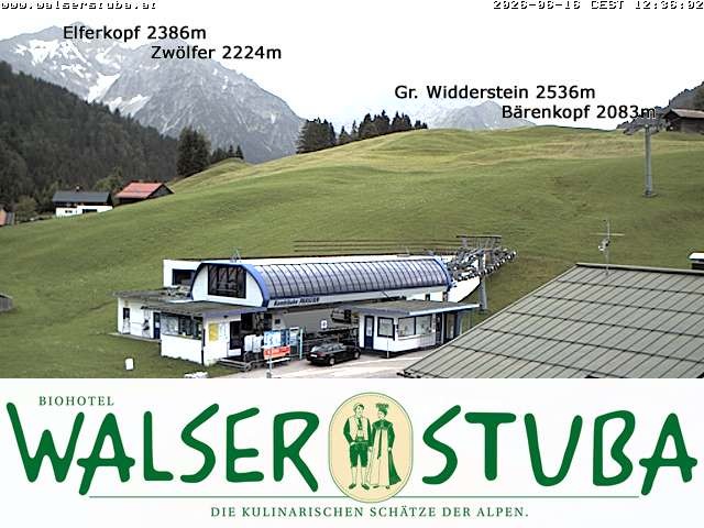 Archiv Foto Webcam Hotel für Bergfreunde - Walserstuba