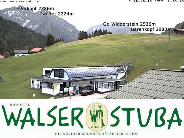 Archiv Foto Webcam Hotel für Bergfreunde - Walserstuba