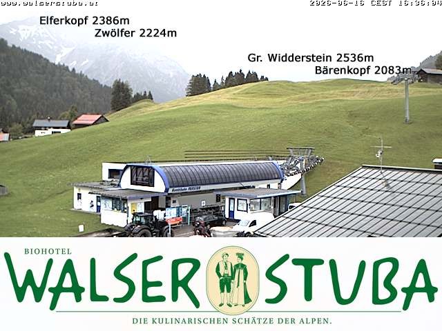 Archiv Foto Webcam Hotel für Bergfreunde - Walserstuba