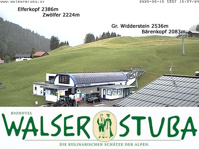 Archiv Foto Webcam Hotel für Bergfreunde - Walserstuba