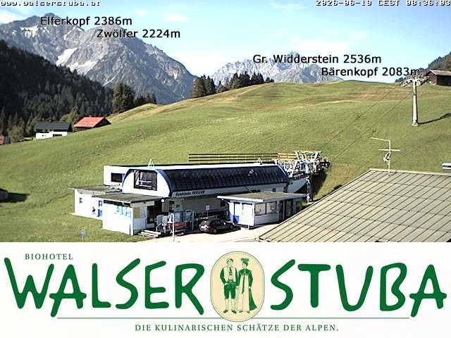 Archiv Foto Webcam Hotel für Bergfreunde - Walserstuba