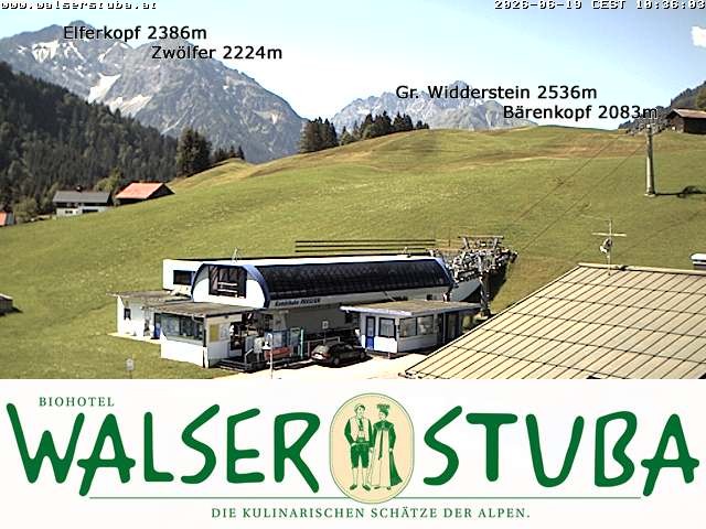 Archiv Foto Webcam Hotel für Bergfreunde - Walserstuba