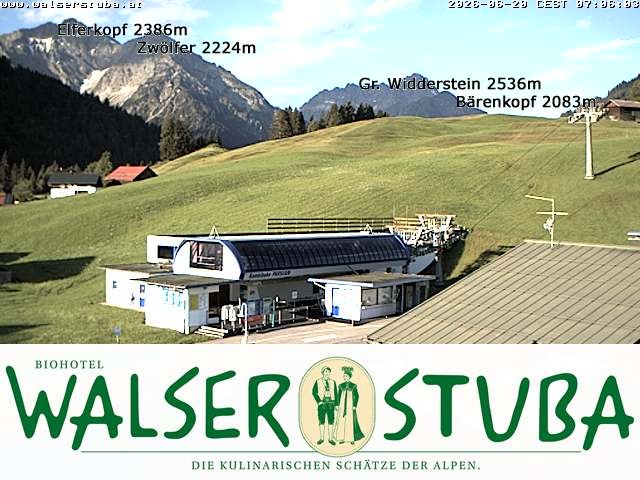 Archiv Foto Webcam Hotel für Bergfreunde - Walserstuba