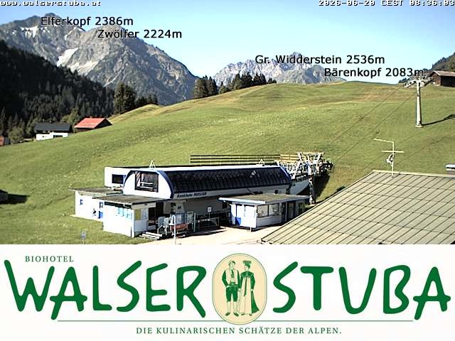 Archiv Foto Webcam Hotel für Bergfreunde - Walserstuba