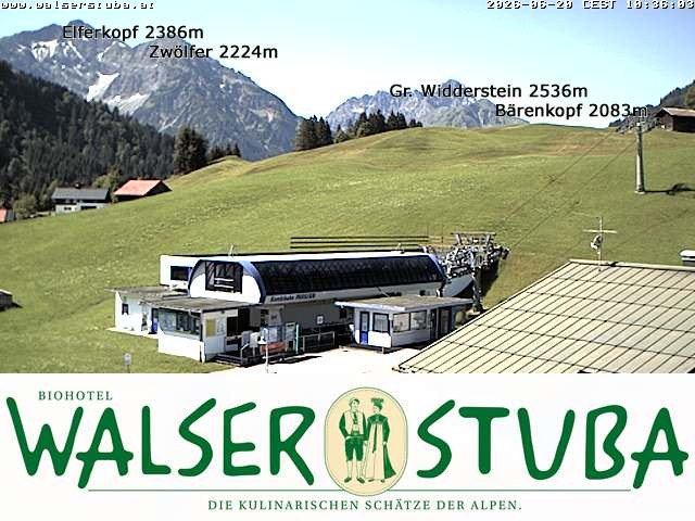 Archiv Foto Webcam Hotel für Bergfreunde - Walserstuba