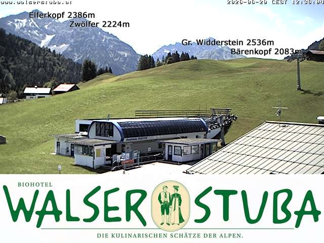 Archiv Foto Webcam Hotel für Bergfreunde - Walserstuba