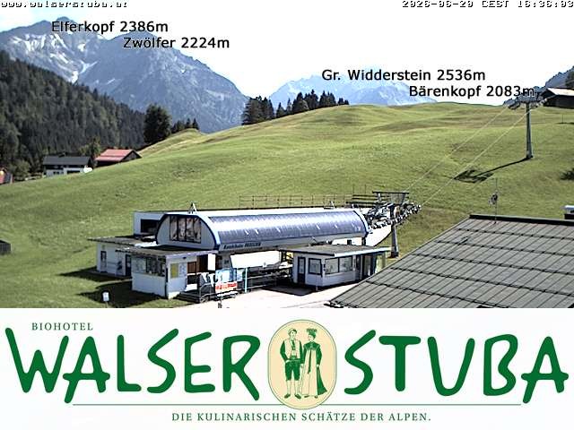 Archiv Foto Webcam Hotel für Bergfreunde - Walserstuba