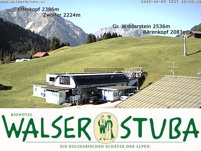 Archived image Webcam Hotel "Walserstuba"