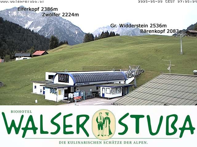 Archiv Foto Webcam Hotel für Bergfreunde - Walserstuba