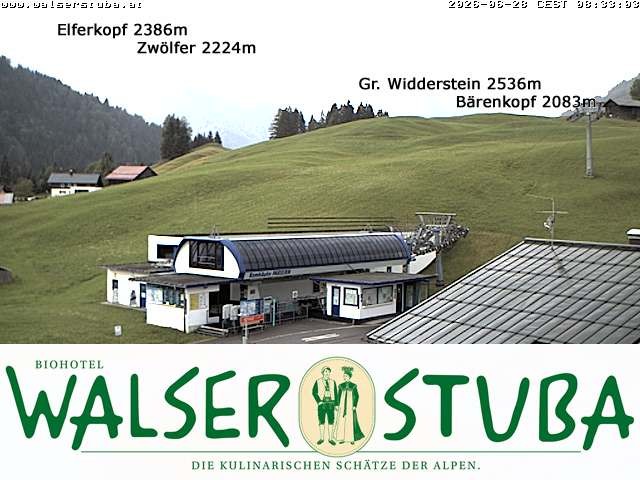 Archiv Foto Webcam Hotel für Bergfreunde - Walserstuba