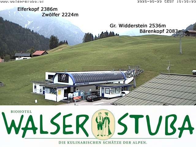 Archived image Webcam Hotel "Walserstuba"