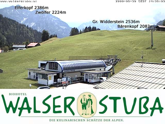 Archiv Foto Webcam Hotel für Bergfreunde - Walserstuba
