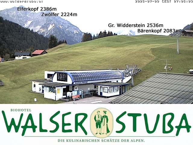 Archiv Foto Webcam Hotel für Bergfreunde - Walserstuba