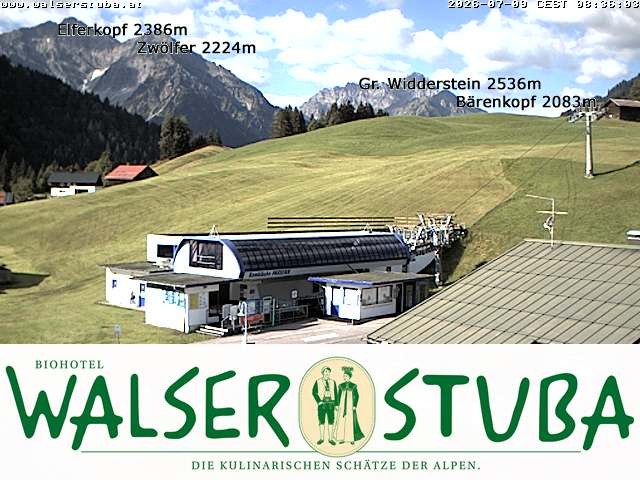 Archiv Foto Webcam Hotel für Bergfreunde - Walserstuba