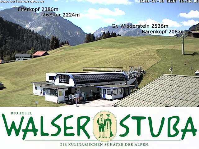 Archiv Foto Webcam Hotel für Bergfreunde - Walserstuba