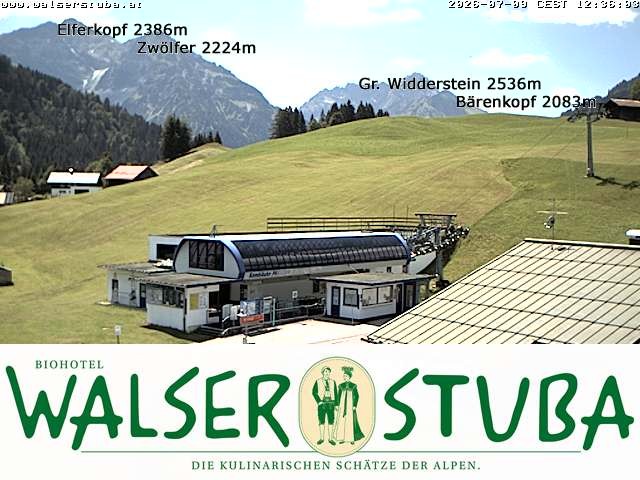 Archiv Foto Webcam Hotel für Bergfreunde - Walserstuba