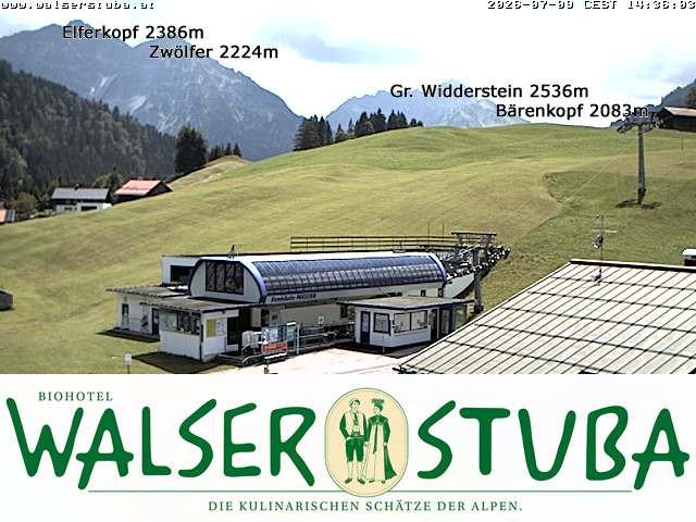 Archiv Foto Webcam Hotel für Bergfreunde - Walserstuba