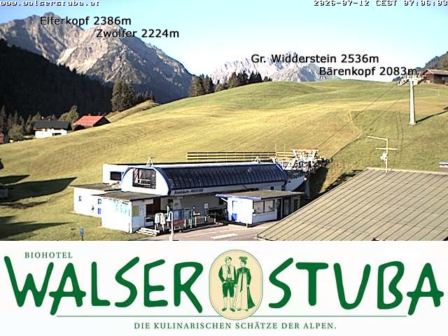 Archiv Foto Webcam Hotel für Bergfreunde - Walserstuba