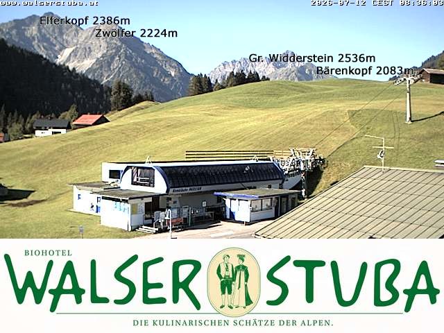 Archiv Foto Webcam Hotel für Bergfreunde - Walserstuba