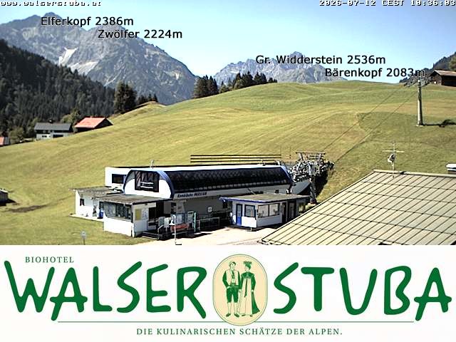 Archiv Foto Webcam Hotel für Bergfreunde - Walserstuba