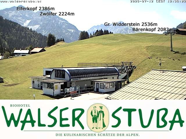 Archiv Foto Webcam Hotel für Bergfreunde - Walserstuba