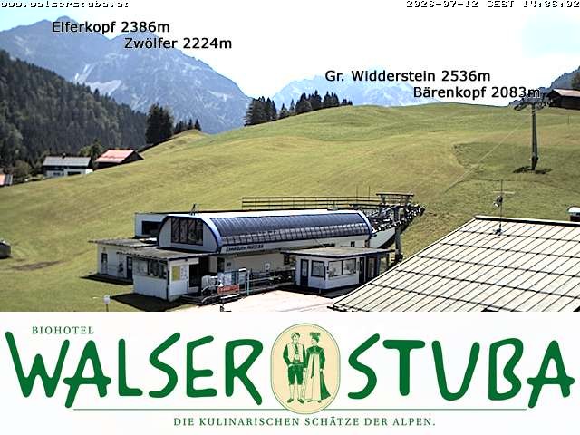 Archiv Foto Webcam Hotel für Bergfreunde - Walserstuba