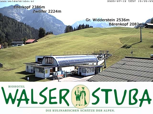 Archiv Foto Webcam Hotel für Bergfreunde - Walserstuba