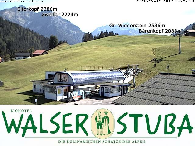 Archived image Webcam Hotel "Walserstuba"