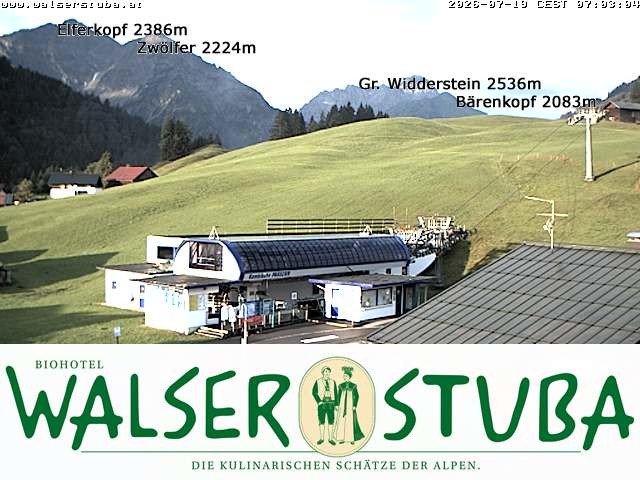 Archiv Foto Webcam Hotel für Bergfreunde - Walserstuba