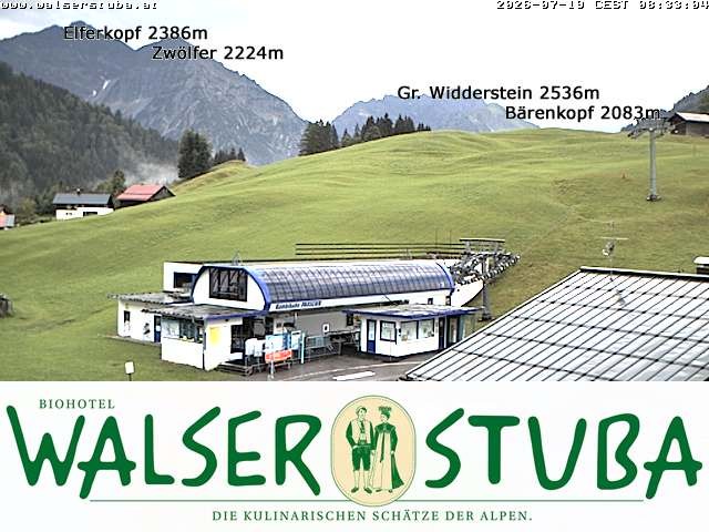 Archiv Foto Webcam Hotel für Bergfreunde - Walserstuba