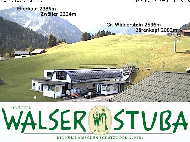 Archiv Foto Webcam Hotel für Bergfreunde - Walserstuba