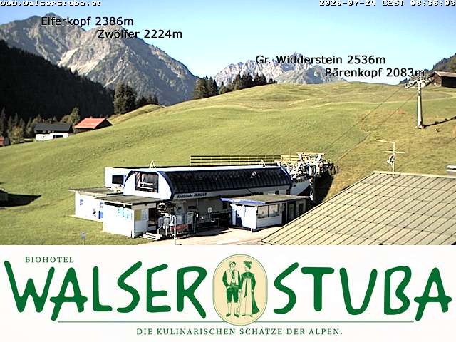 Archived image Webcam Hotel "Walserstuba"