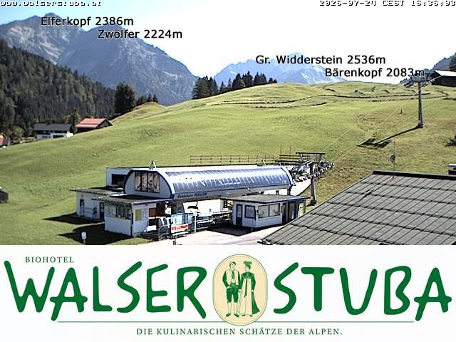 Archived image Webcam Hotel "Walserstuba"