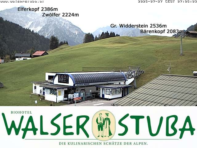 Archiv Foto Webcam Hotel für Bergfreunde - Walserstuba