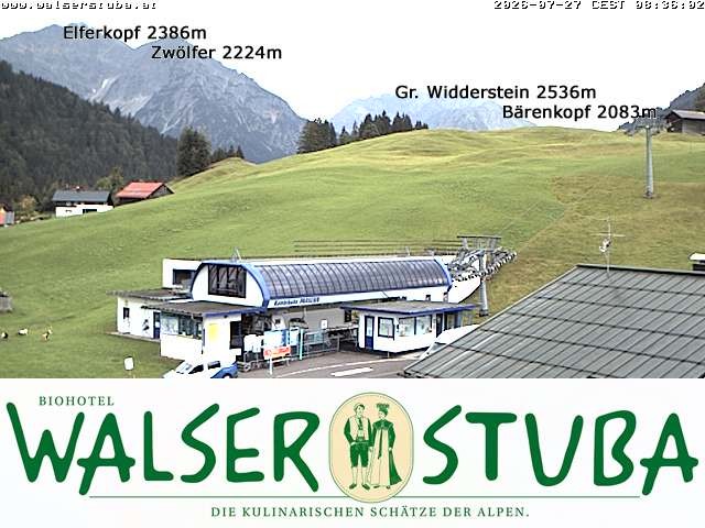 Archiv Foto Webcam Hotel für Bergfreunde - Walserstuba