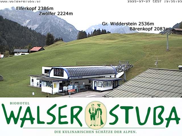 Archiv Foto Webcam Hotel für Bergfreunde - Walserstuba