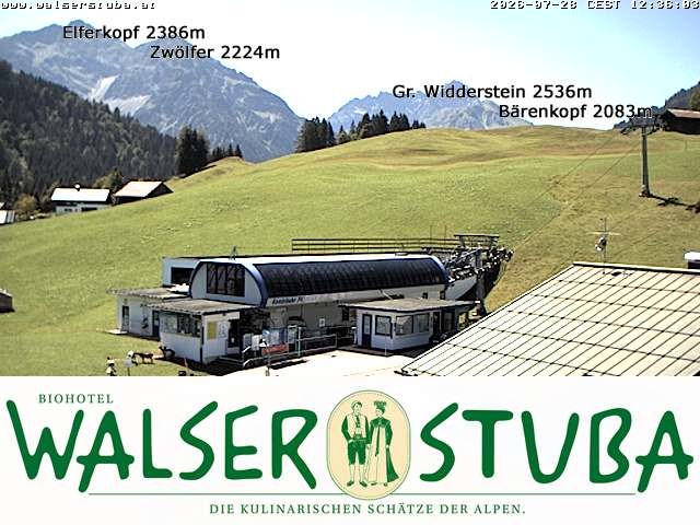 Archiv Foto Webcam Hotel für Bergfreunde - Walserstuba