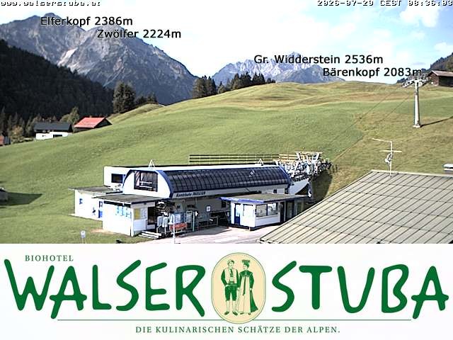 Archiv Foto Webcam Hotel für Bergfreunde - Walserstuba
