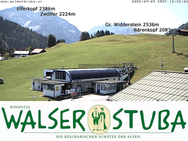 Archiv Foto Webcam Hotel für Bergfreunde - Walserstuba