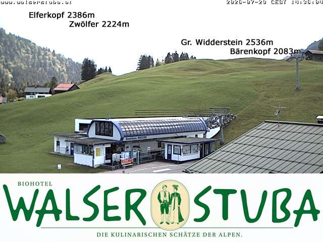 Archiv Foto Webcam Hotel für Bergfreunde - Walserstuba