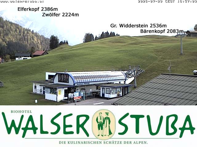 Archiv Foto Webcam Hotel für Bergfreunde - Walserstuba