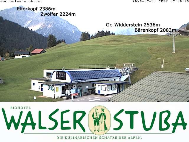 Archiv Foto Webcam Hotel für Bergfreunde - Walserstuba
