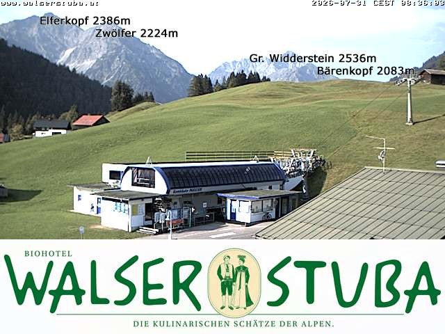 Archiv Foto Webcam Hotel für Bergfreunde - Walserstuba
