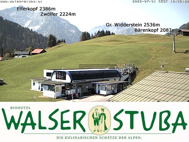 Archiv Foto Webcam Hotel für Bergfreunde - Walserstuba