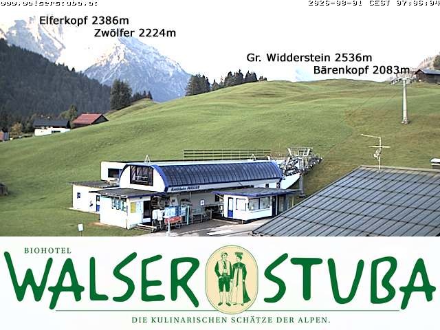 Archiv Foto Webcam Hotel für Bergfreunde - Walserstuba