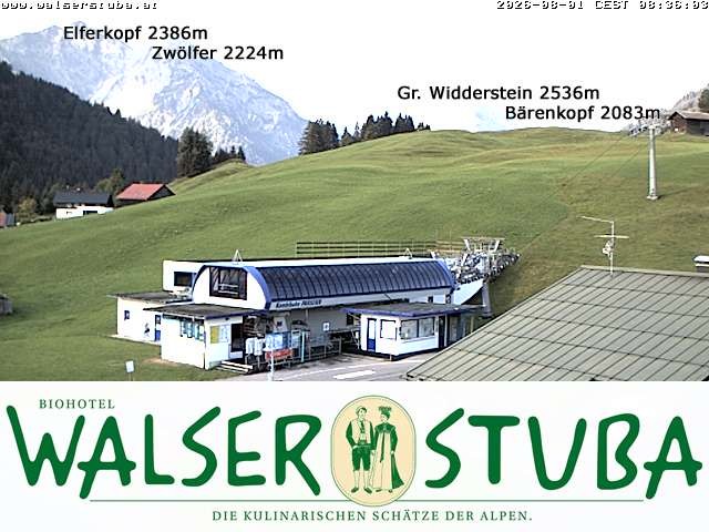 Archiv Foto Webcam Hotel für Bergfreunde - Walserstuba