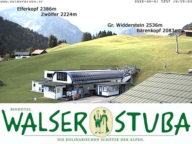 Archiv Foto Webcam Hotel für Bergfreunde - Walserstuba
